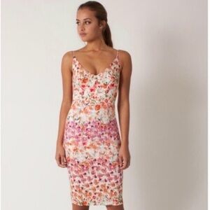 Black Halo Jevette Floral Dress, Size 6